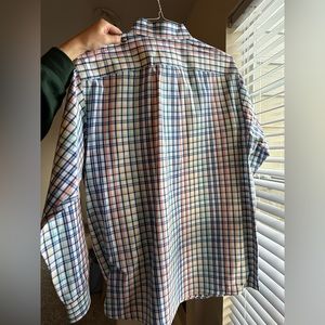 multicolor long sleeve button down
